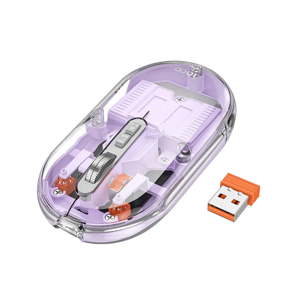 Hoco Magnetic Silent Transparent Mouse GM35
