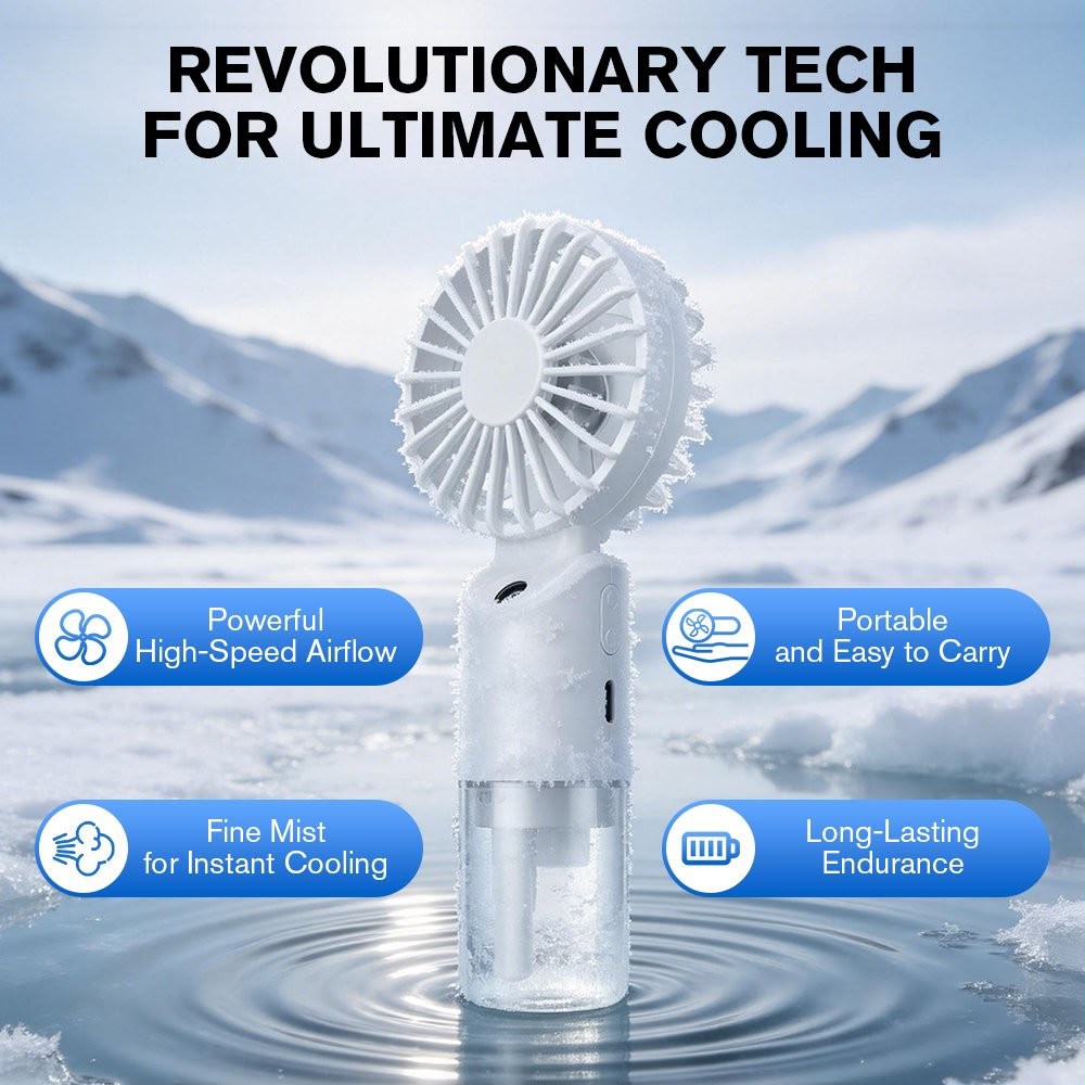 Handheld Misting Fan