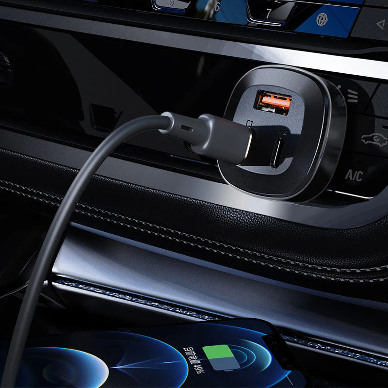AceFast 66W 3-Port Metal Car Charger B3