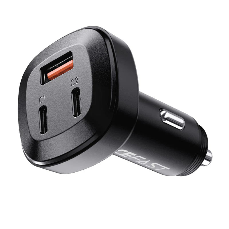 AceFast 66W 3-Port Metal Car Charger B3