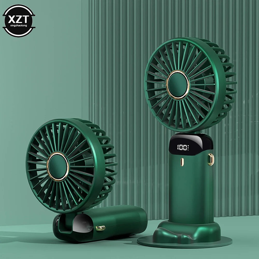 Portable Handheld & Neck Fan with LED Display