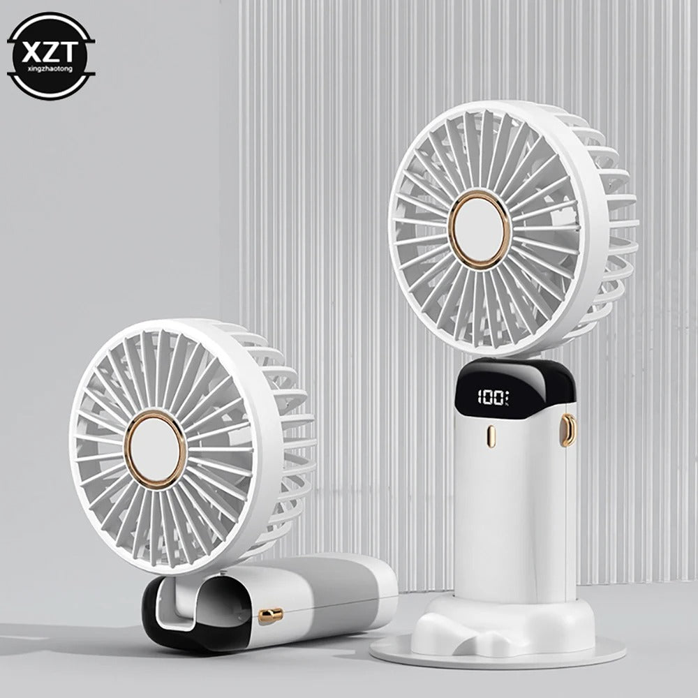 Portable Handheld & Neck Fan with LED Display