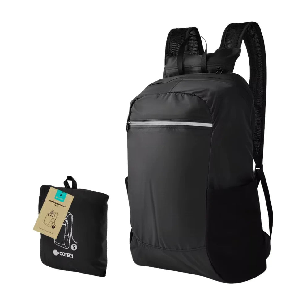 Coteci Foldable Luggage Backpack with Hat