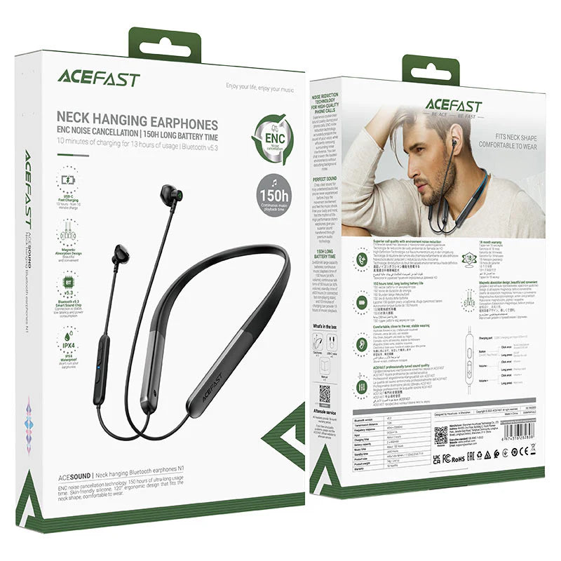 AceFast AceSound N1 Neck Hanging Wireless Earphones