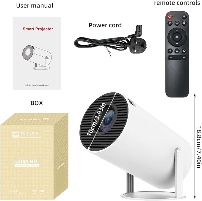 HY300 Portable 4K Projector