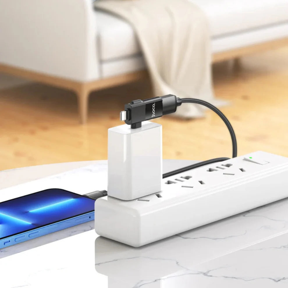 Hoco 2 in 1 USB Adapter for Phones