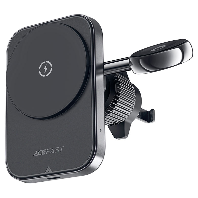 AceFast Magnetic Wireless Car Mount with Dual Charging| D18