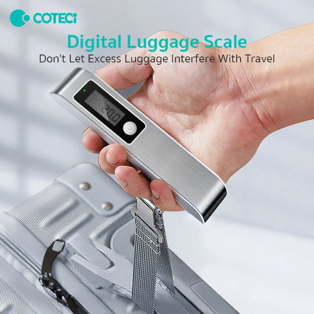 Coteci Portable Digital Luggage Scale – 50kg Capacity