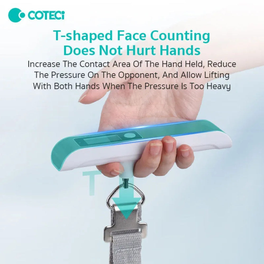Coteci Portable Digital Luggage Scale – 50kg Capacity