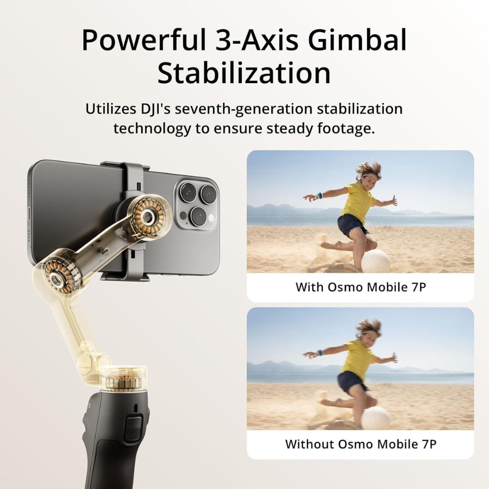 DJI Osmo Mobile 7P Smartphone Gimbal Stabilizer - Dark Grey
