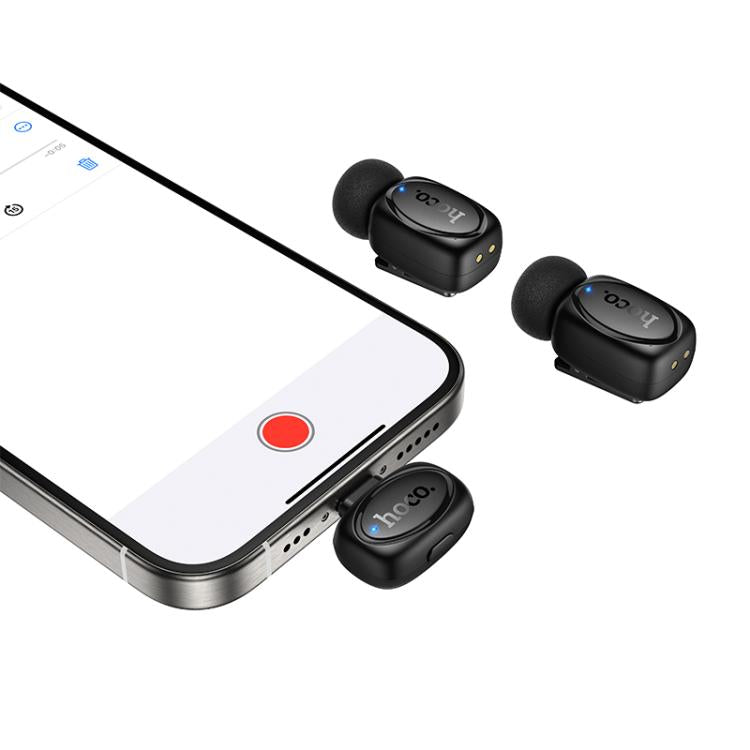HOCO L19 Dual Mic Wireless Mini Digital Microphone (IP/Type-C)
