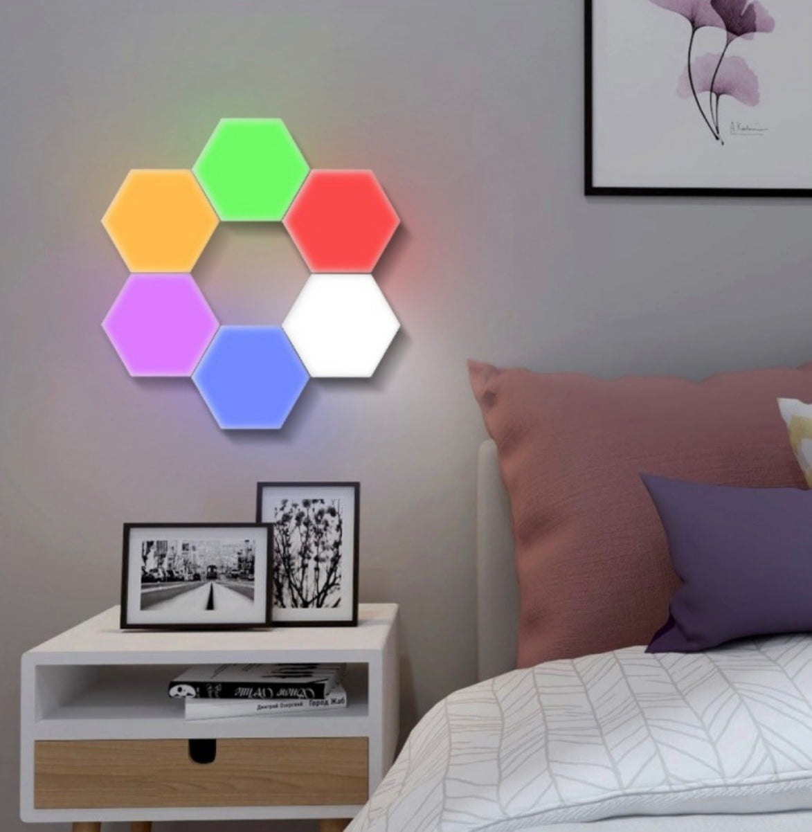 Smart LED Light Panels Modular RGB Wall Lighting