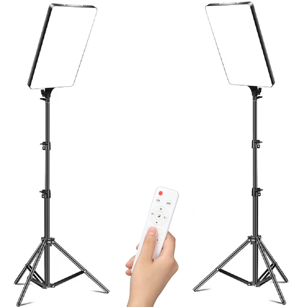 LED Video Light 16'' with Remote Control for Studio & Live Streaming