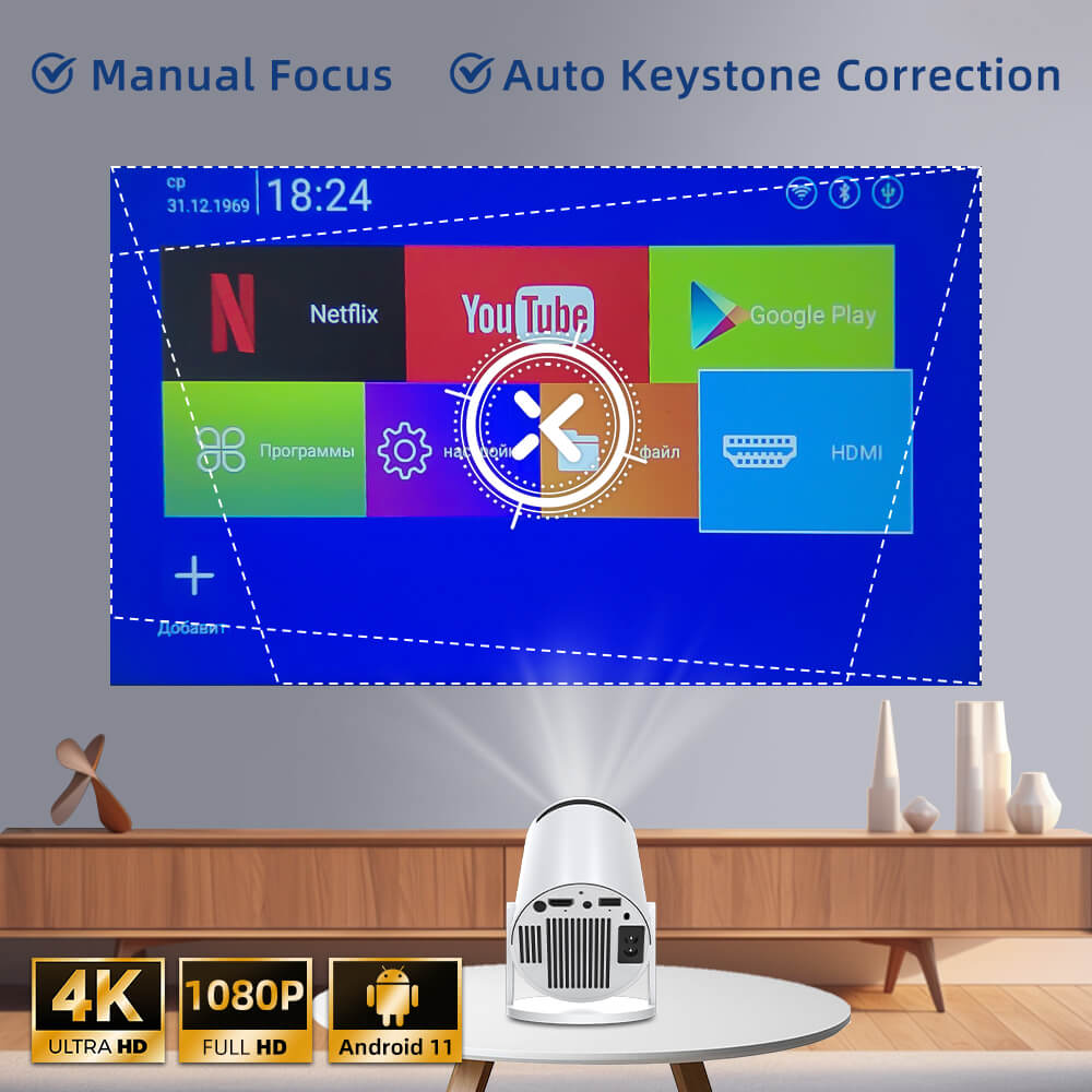 HY300 Portable 4K Projector