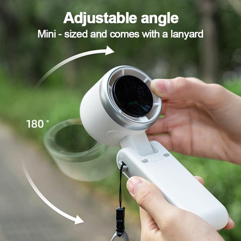 Turbo Handheld Mini Fan 180° Foldable High-Speed