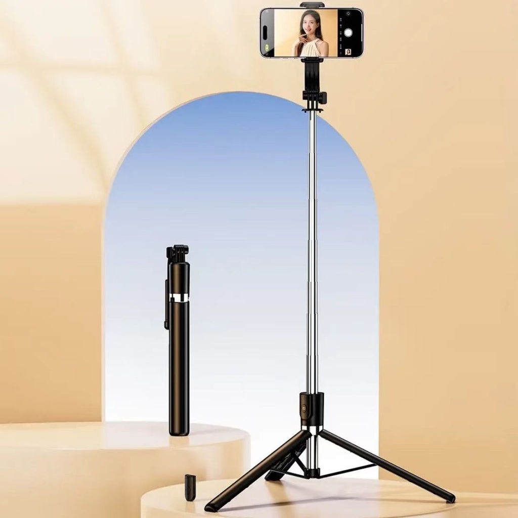 170cm Selfie Stick Tripod with Wireless Remote, Portable & Lightweight