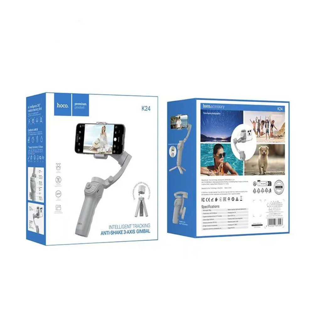Hoco k24 Intelligent Tracking Anti-Shake 3 Axis Gimbal