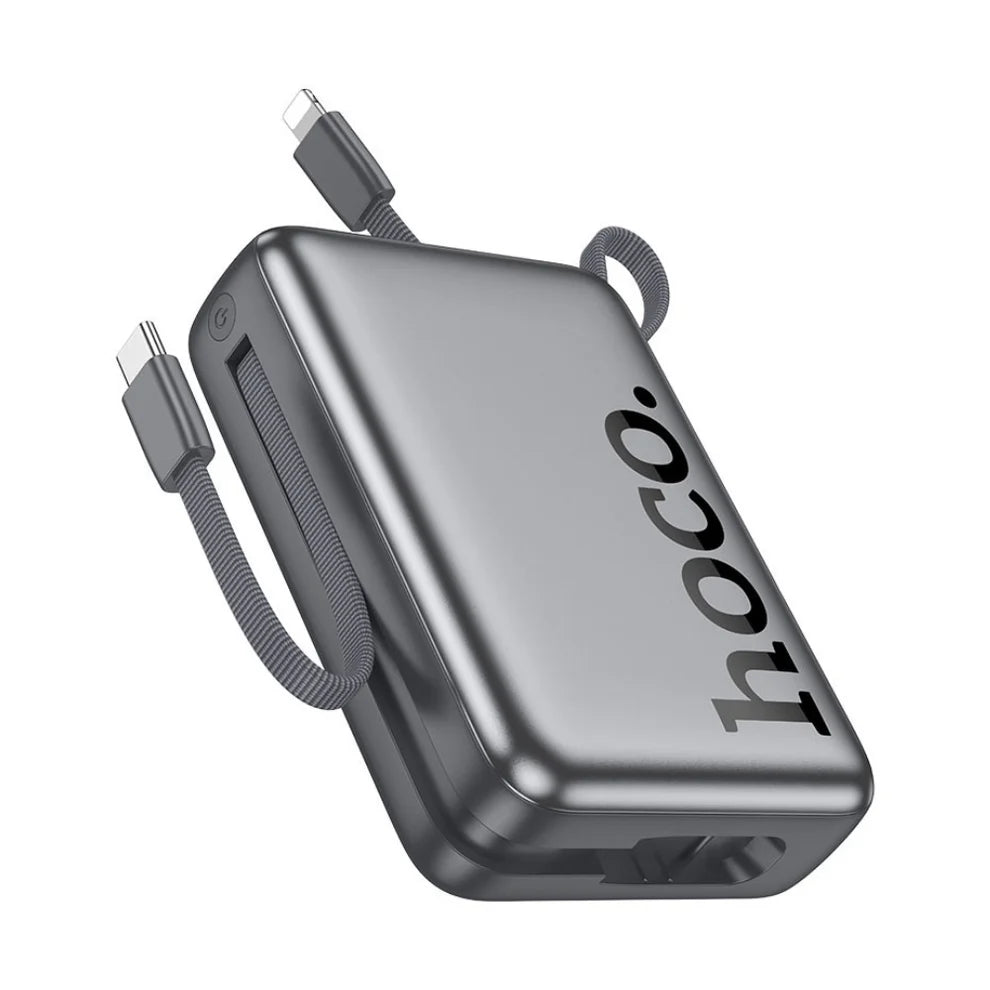 Hoco 20000mAh PowerBank | 18W Fast Charging, Built-in Cables & LED Display