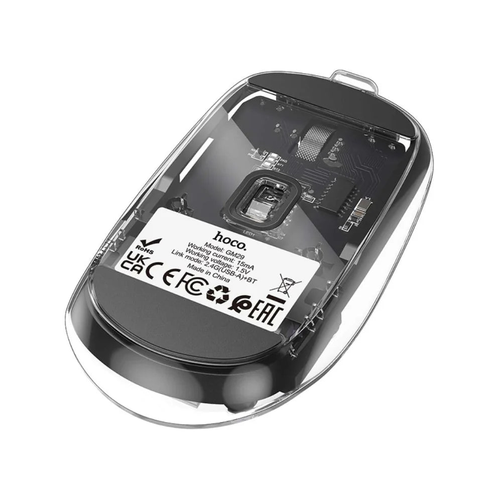 Hoco Wireless Mouse GM29 Crystals Dual Mode