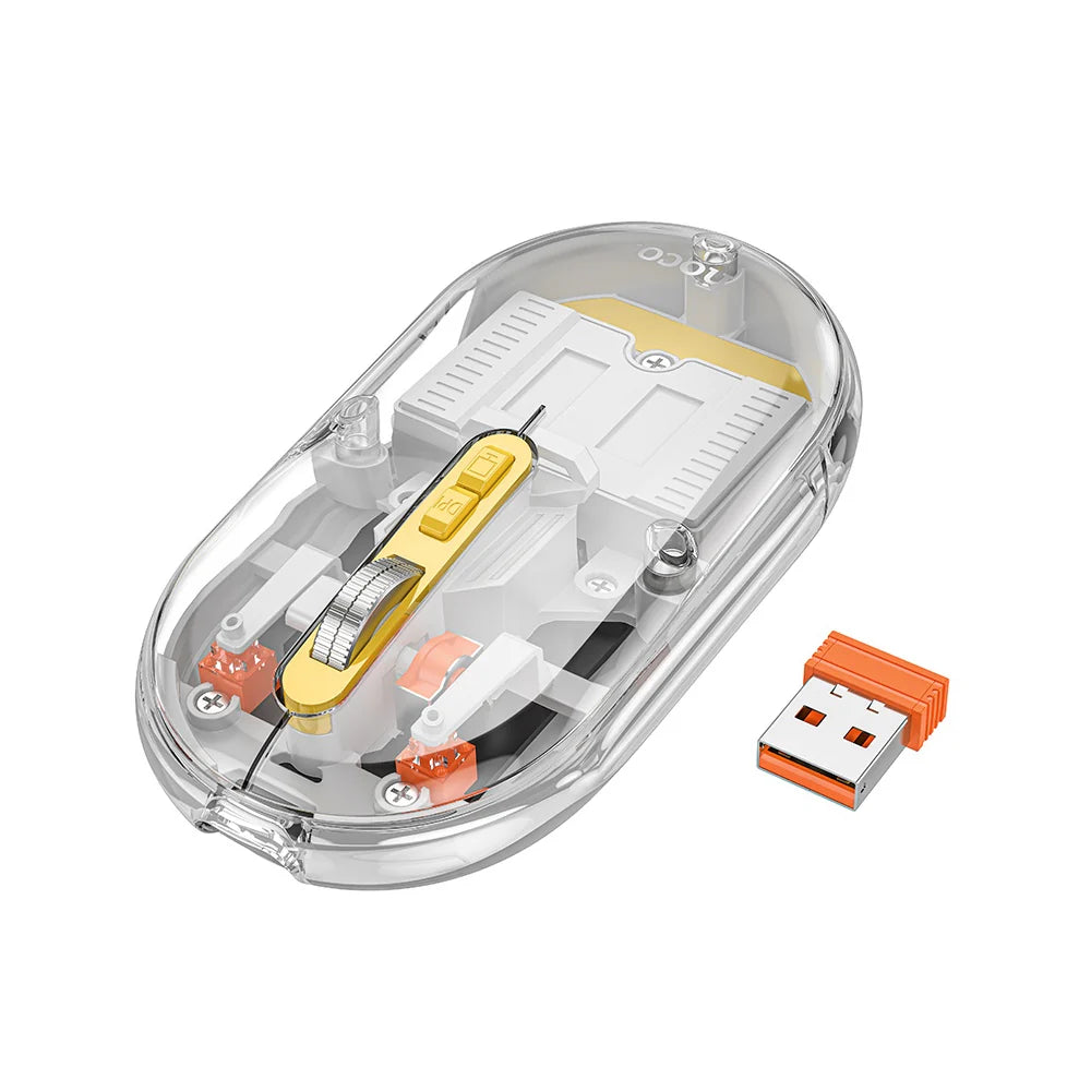 Hoco Magnetic Silent Transparent Mouse GM35