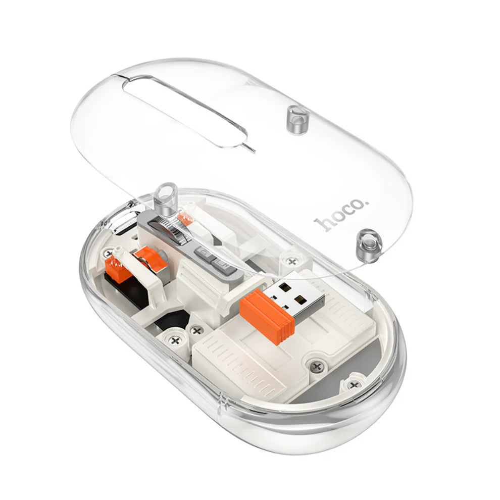 Hoco Magnetic Silent Transparent Mouse GM35