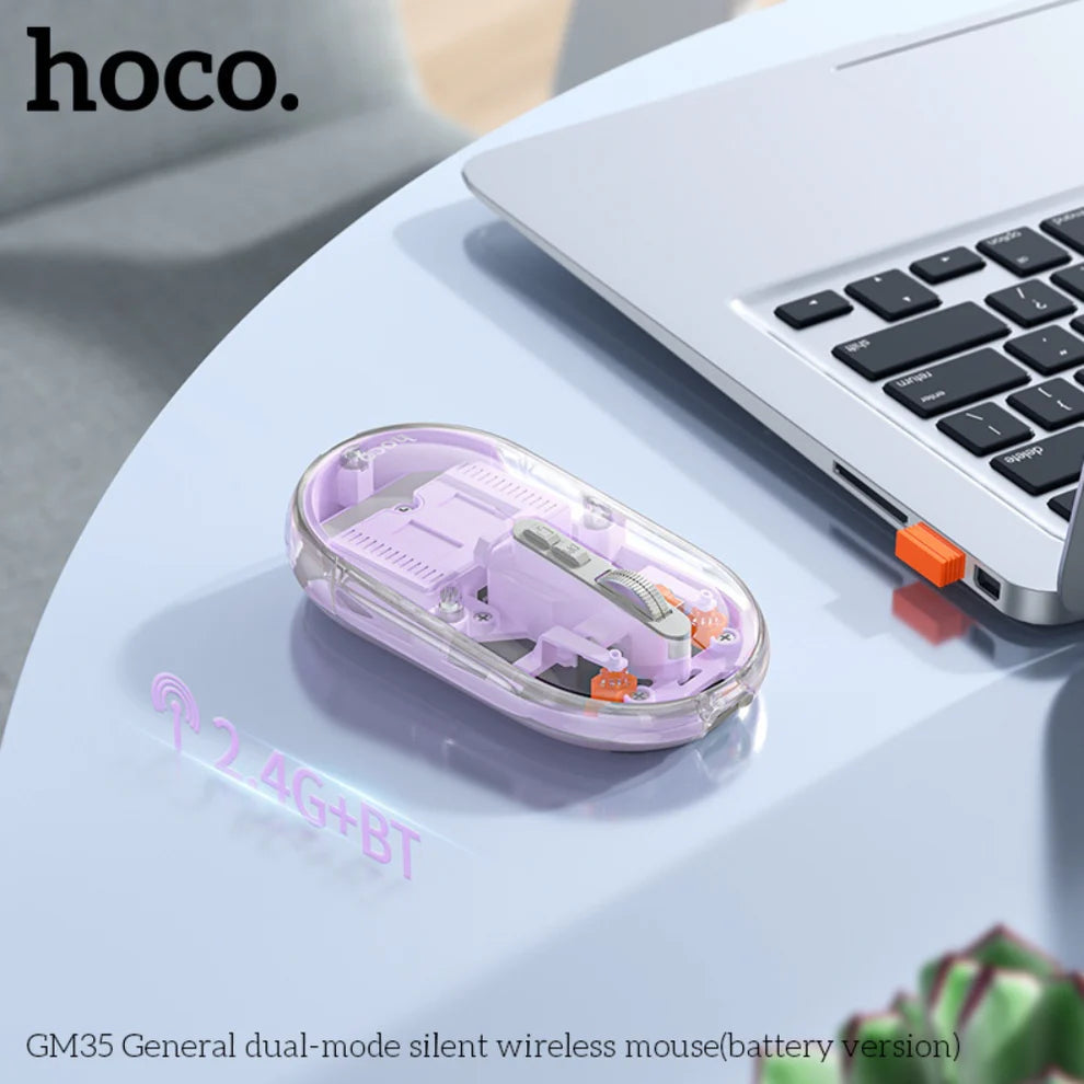 Hoco Magnetic Silent Transparent Mouse GM35