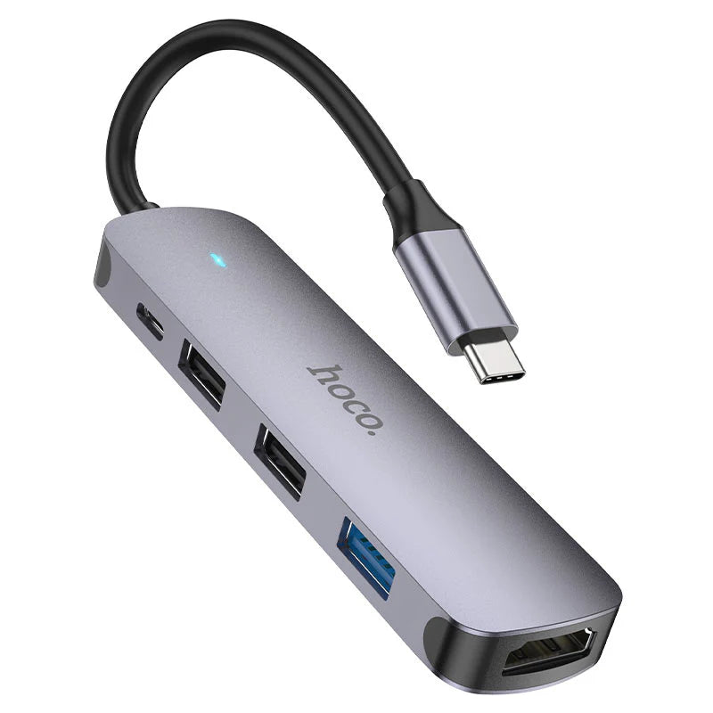 Hoco HB27 USB-C 5-in-1 Hub – 60W PD