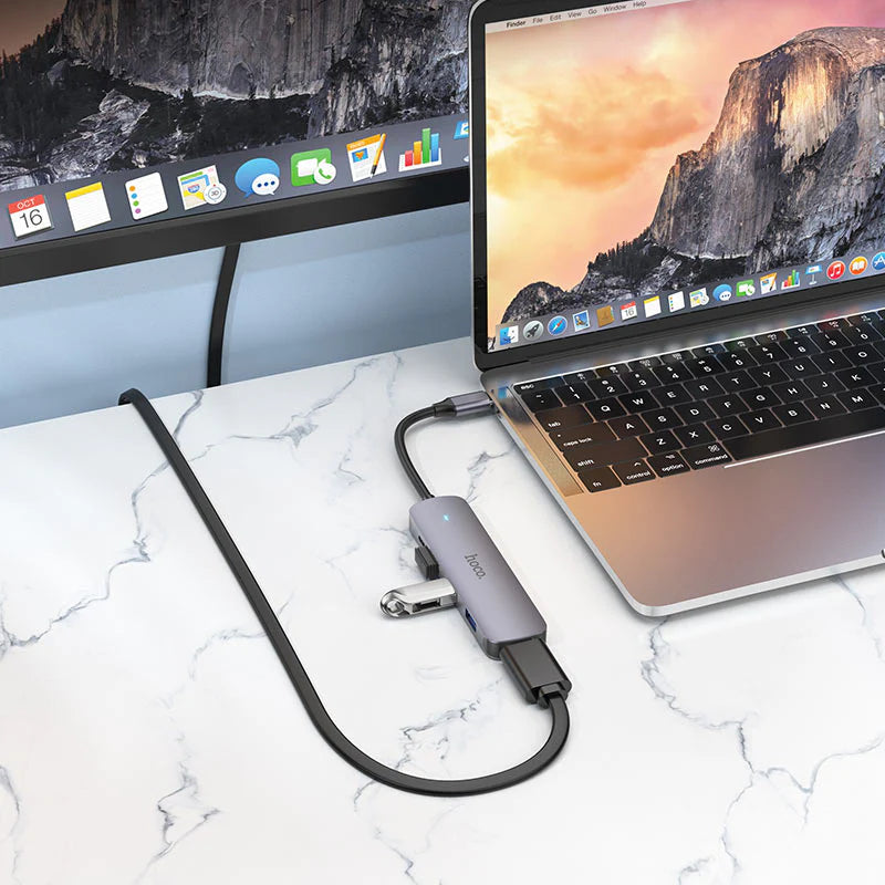 Hoco HB27 USB-C 5-in-1 Hub – 60W PD