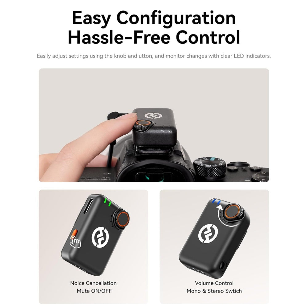 Hollyland Lark M2S Ultimate Combo – Wireless Lavalier Microphone
