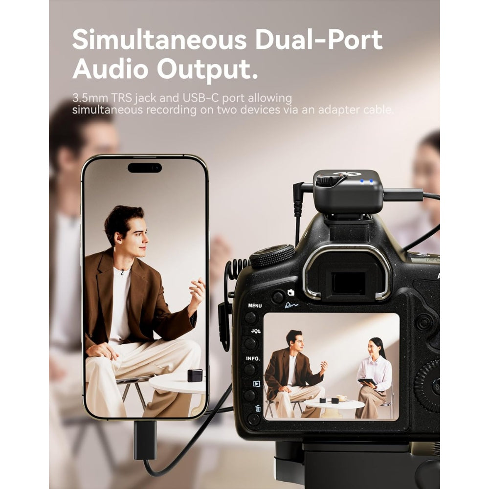 Hollyland Lark M2S Ultimate Combo – Wireless Lavalier Microphone