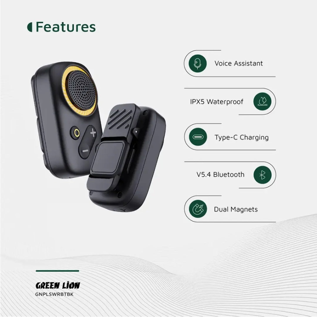 Green Lion Pulse Wear Wearable BT Speaker