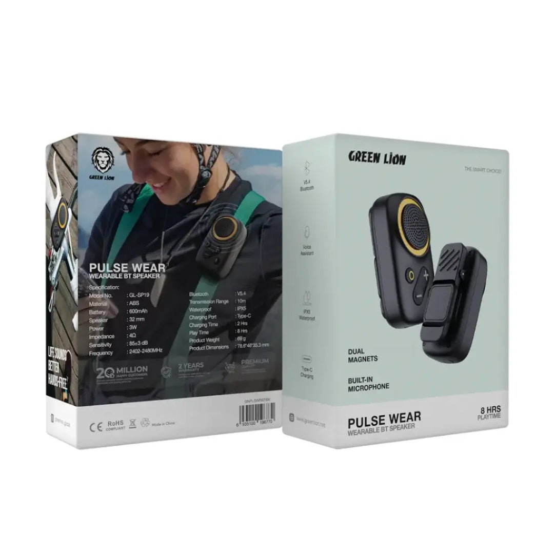 Green Lion Pulse Wear Wearable BT Speaker