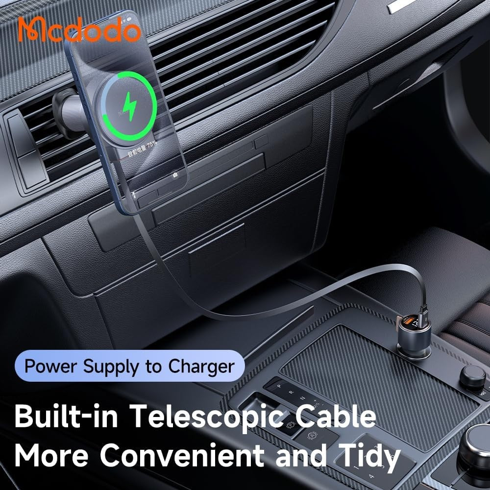 Mcdodo 15W Retractable Car Charger