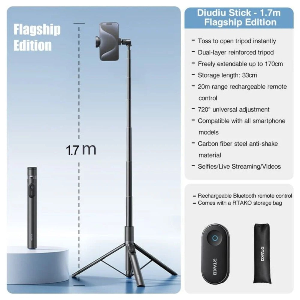 Rtako Integrated Selfie Stick