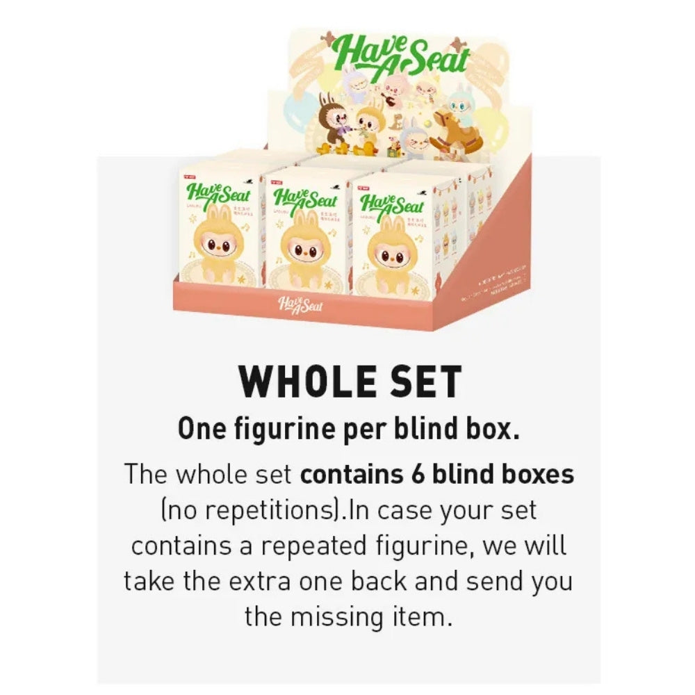 THE MONSTERS Have a Seat Vinyl Plush Blind Box LaBuBu
