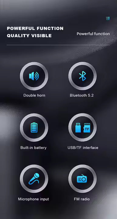 Blueseed BS-105 RGB Bluetooth Speaker