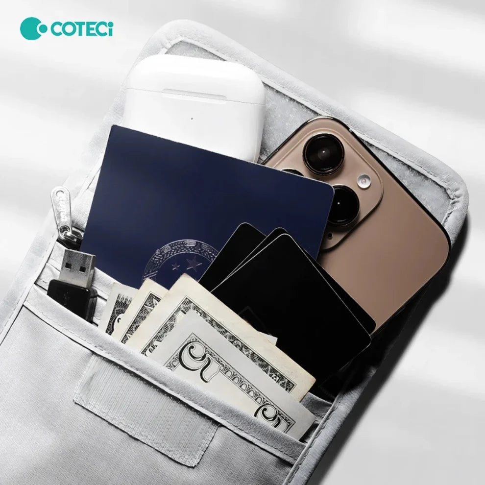 Coteci Anti-Theft Swipe Passport Bag
