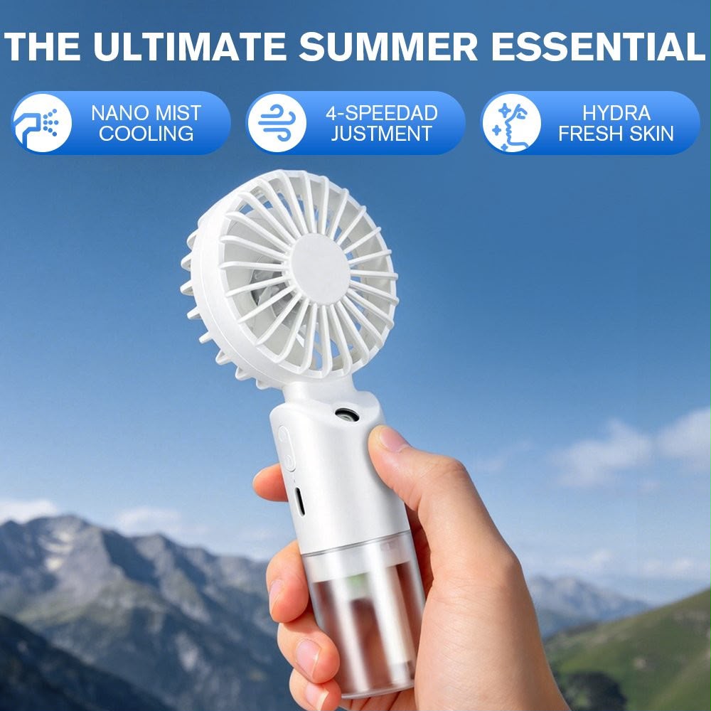 Handheld Misting Fan