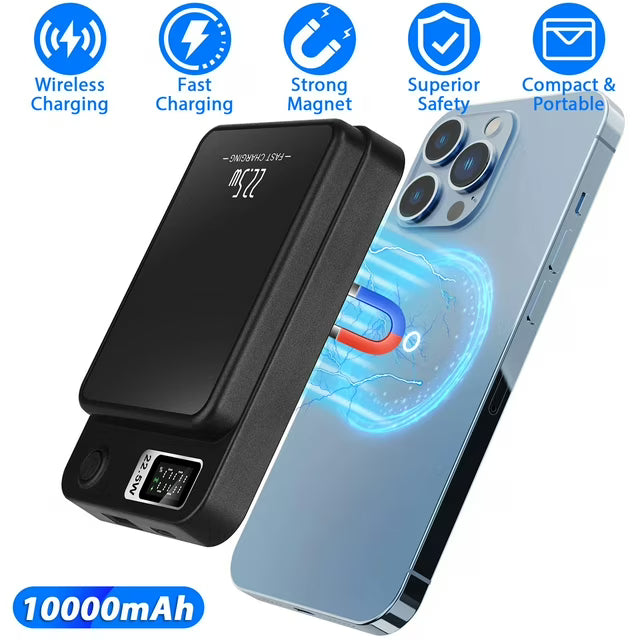 MOXOM Magnetic PowerBank  10000 mAh