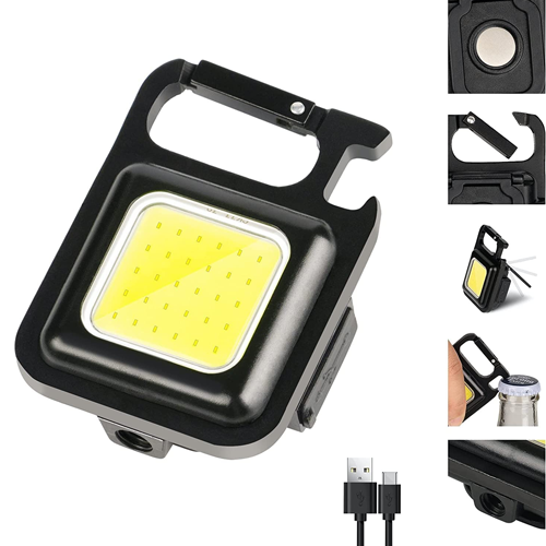 COB Rechargeable Keychain Light